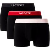 Lacoste - Boxershorts - Set van 3 - Katoenmix - Effen