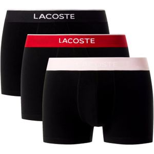 Lacoste - Boxershorts - Set van 3 - Katoenmix - Effen