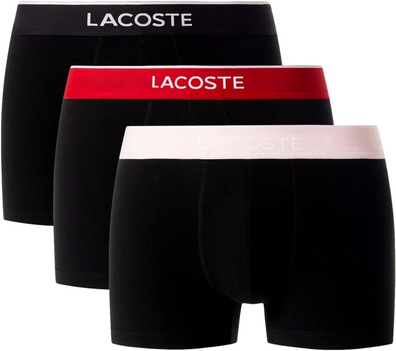 Lacoste - Boxershorts - Set van 3 - Katoenmix - Effen