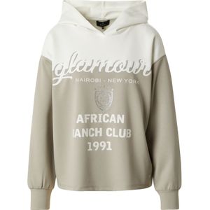 monari Sweatshirt  greige / zilver / wit