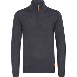 BLEND Trui 'Robin'  navy / bruin / zilvergrijs