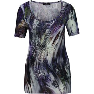 MADELEINE Shirt  indigo / bruin / zwart