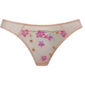 Toffee/Pink - Slips - Katoen - Mesh