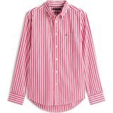 TOMMY HILFIGER Overhemd 'Flex'  navy / donkerroze / vuurrood / wit