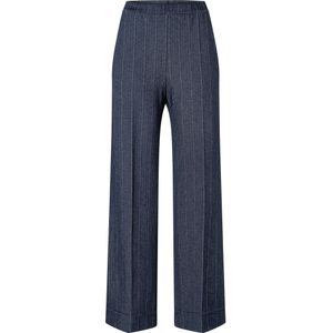 Ana Alcazar Broek 'Apeli'  donkerblauw / wit