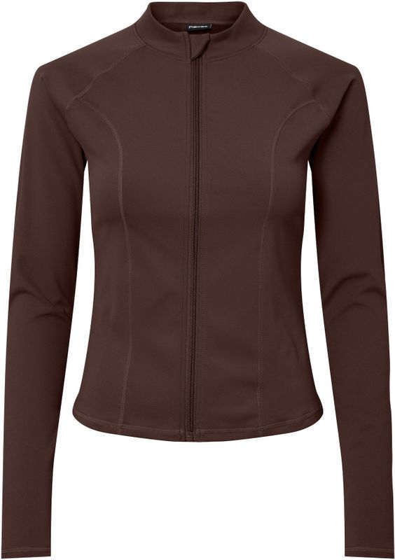 PIECES Sportjas  bruin