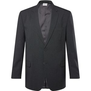 Men Plus Colbert  donkergrijs