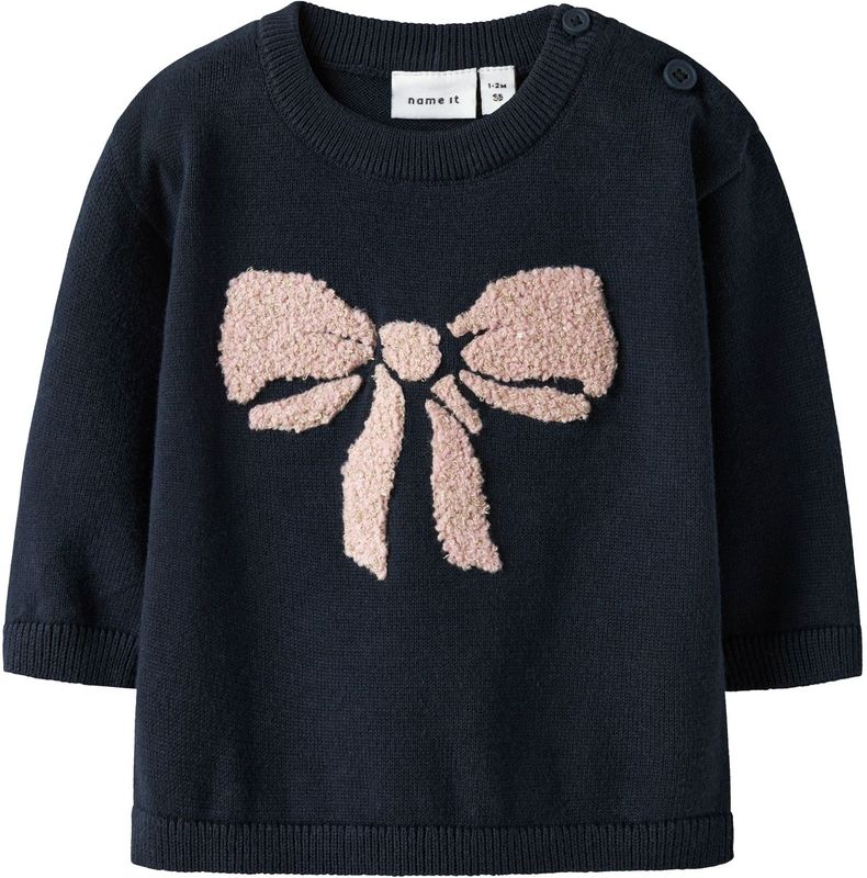 NAME IT Trui 'NBFREBOW'  beige / navy / rosa