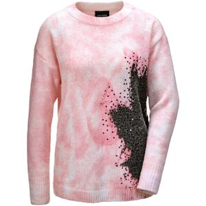 Goldner Trui  rosé / zwart / wit