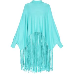 IZIA Oversized trui  turquoise