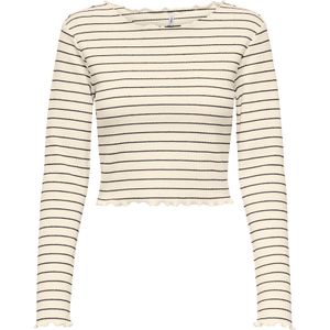 ONLY Shirt 'ONLANITS'  zwart / wolwit