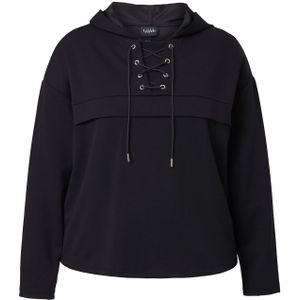 Ulla Popken Sweatshirt  zwart