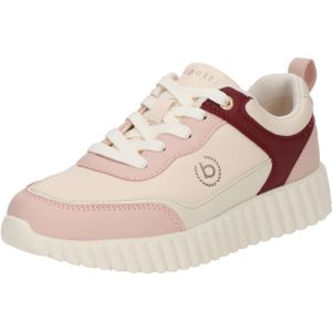 bugatti Sneakers laag 'AI6'  lichtbeige / rosa / rosé / donkerrood