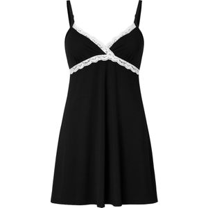 For You Moda Negligé  zwart / wit