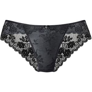 Vivance - Slip Julia - Zwart - Delicate Jacquard-kant