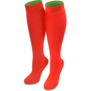 normani Kniekousen  neongroen / rood