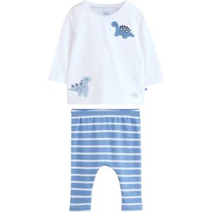 Next Set  blauw / wit