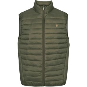 U.S. POLO ASSN. Bodywarmer ' Maks '  donkergroen