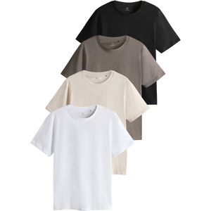 The Set Shirt  lichtbeige / bruin / zwart / wit