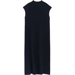 Adolfo Dominguez Gebreide jurk  marine