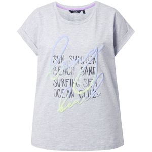 Ulla Popken Shirt  lichtblauw / lichtgrijs / pastelgroen