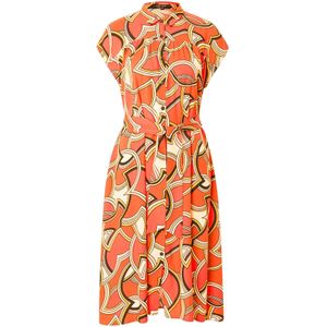 King Louie Blousejurk 'AMY'  crème / mosterd / donkeroranje / zwart