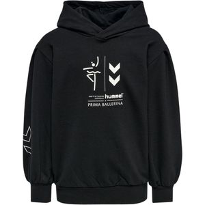 Hummel - Sweatshirt - Zwart/Wit - Capuchon - Lange Mouw