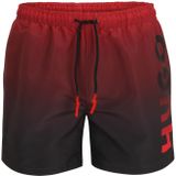 HUGO Zwemshorts 'RAY'  vuurrood / zwart