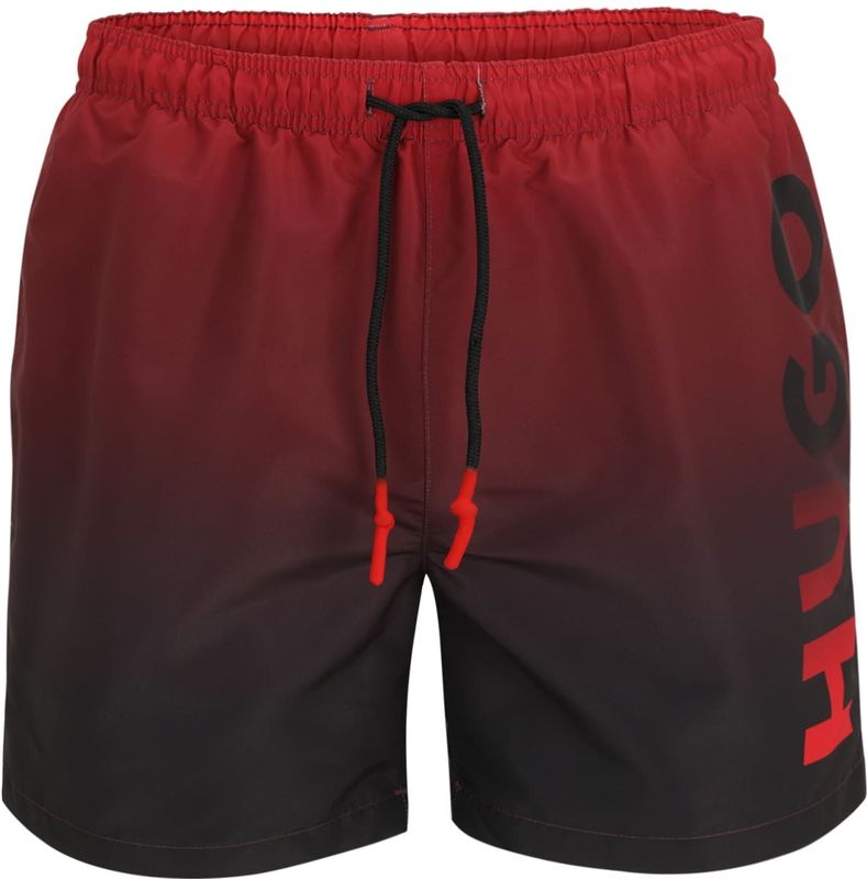HUGO Zwemshorts 'RAY'  vuurrood / zwart