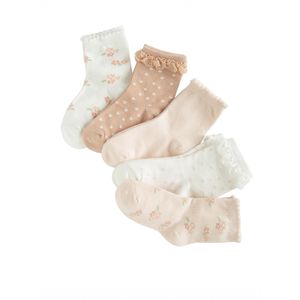 Cool Club Sokken  groen / poederroze / pastelroze / wit