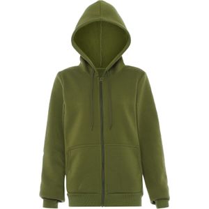 BLONDA Sweatvest  donkergroen