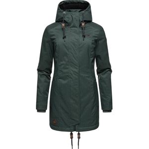 Ragwear Winterparka 'Tunned'  donkergroen