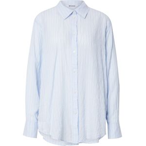 WEEKDAY Blouse  lichtblauw / wit