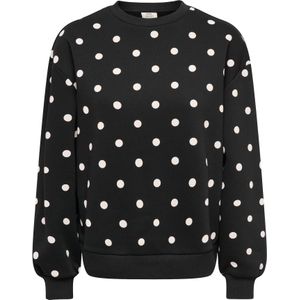 JDY Sweatshirt 'JDYTENA'  zwart / natuurwit
