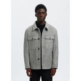 SELECTED HOMME - MITCH - Wollen Jack - Gemêleerd - Regular Fit