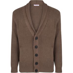Felix Hardy Gebreid vest  bruin