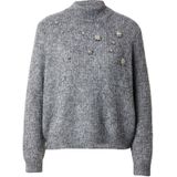 VERO MODA Trui 'VMVENEDIG'  grijs gemêleerd / zilver