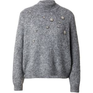 VERO MODA Trui 'VMVENEDIG'  grijs gemêleerd / zilver