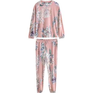 Next Pyjama  marine / groen / oudroze / wit