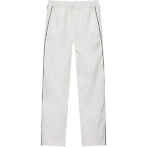 Pull&Bear Broek  zwart / wit