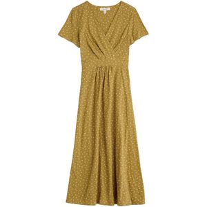 Seasalt - Cornwall - Jurk - Geel/Wit - Knielengte - Katoen