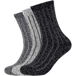 s.Oliver Sokken 'Hygge'  donkergrijs / grijs gemêleerd / zwart