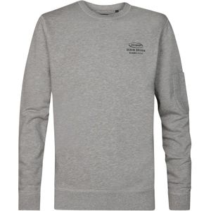 Petrol Industries Sweatshirt  grijs gemêleerd / zwart