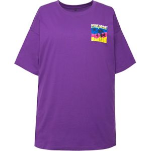 Studio Untold Shirt  blauw / geel / donkerlila / pink