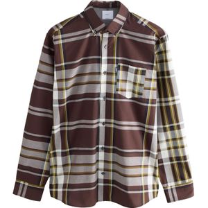 Next Overhemd  geel / roestrood / natuurwit