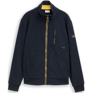 TOM TAILOR Fleece jas  donkerblauw