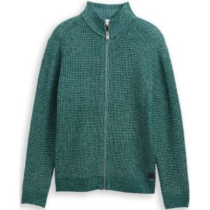 TOM TAILOR Gebreid vest  mintgroen / jade groen