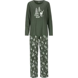 Cellbes of Sweden Pyjama  ecru / donkergroen