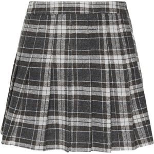 ONLY - ONLChelsea - Plooirok - Grijs/Zwart/Wit