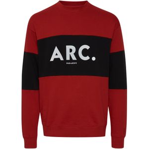 !Solid Sweatshirt  grijs / rood / donkerrood